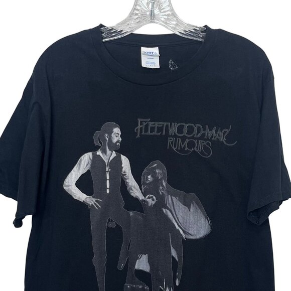 Fleetwood Mac Rumours Graphic Tshirt Mens Large Black Band Concert - Picture 4 of 8